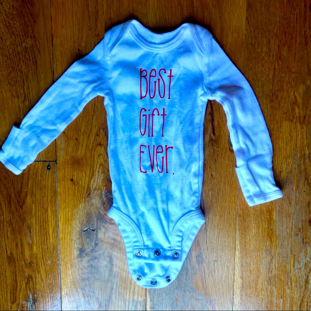 Best Gift Ever onesies Christmas/holiday